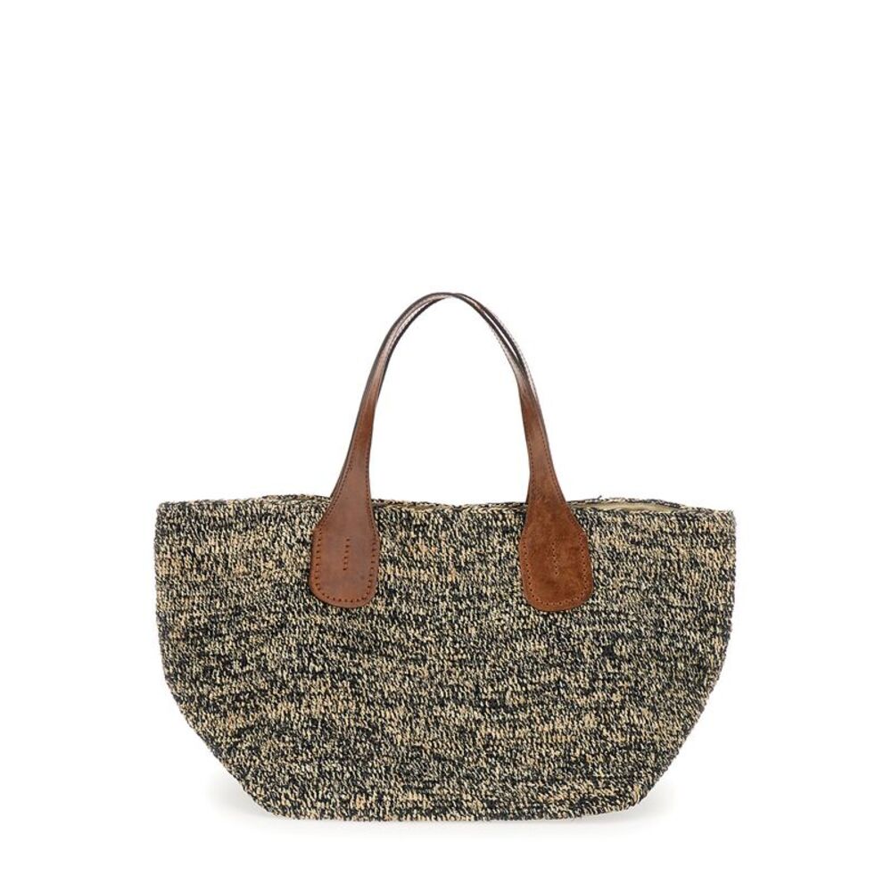 Ibeliv Women Tote Bag "Tokyo Ii" With Black Leather Details